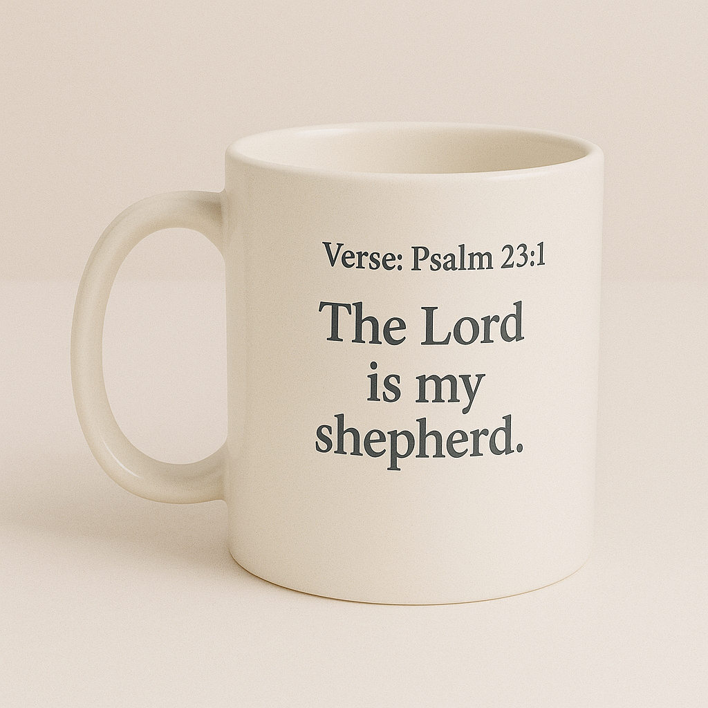 Psalm Mug – The Lord Is My Shepherd